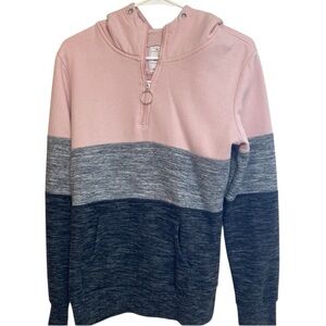Reflex Colorblock Hoodie Medium Pink Gray